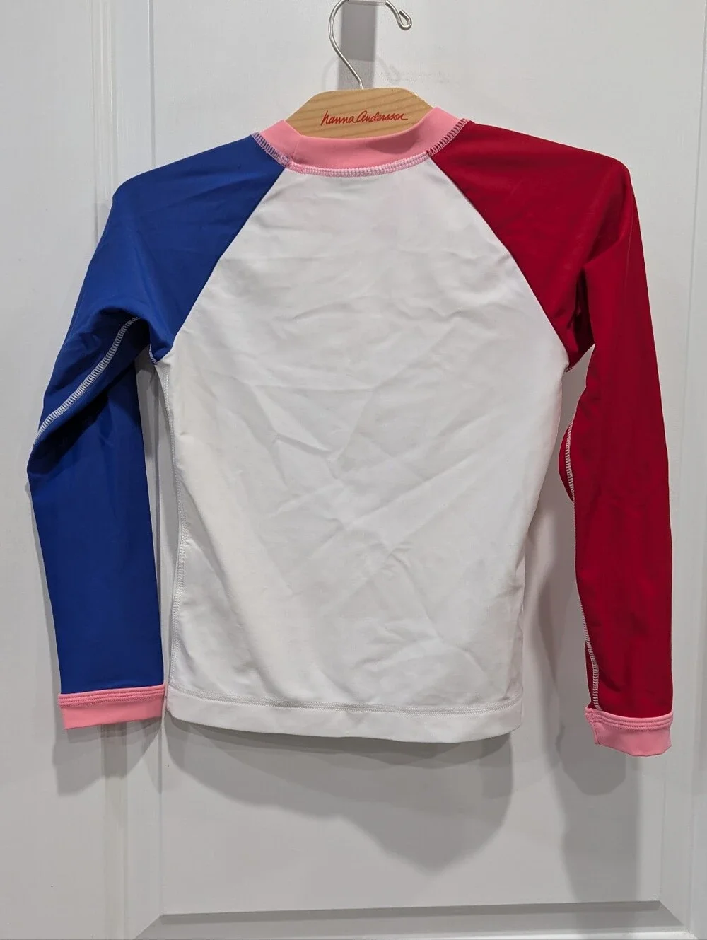 Hanna Andersson Peanuts Kids Rash Guard Swim Top Long Sleeves Snoopy Girls 120 6